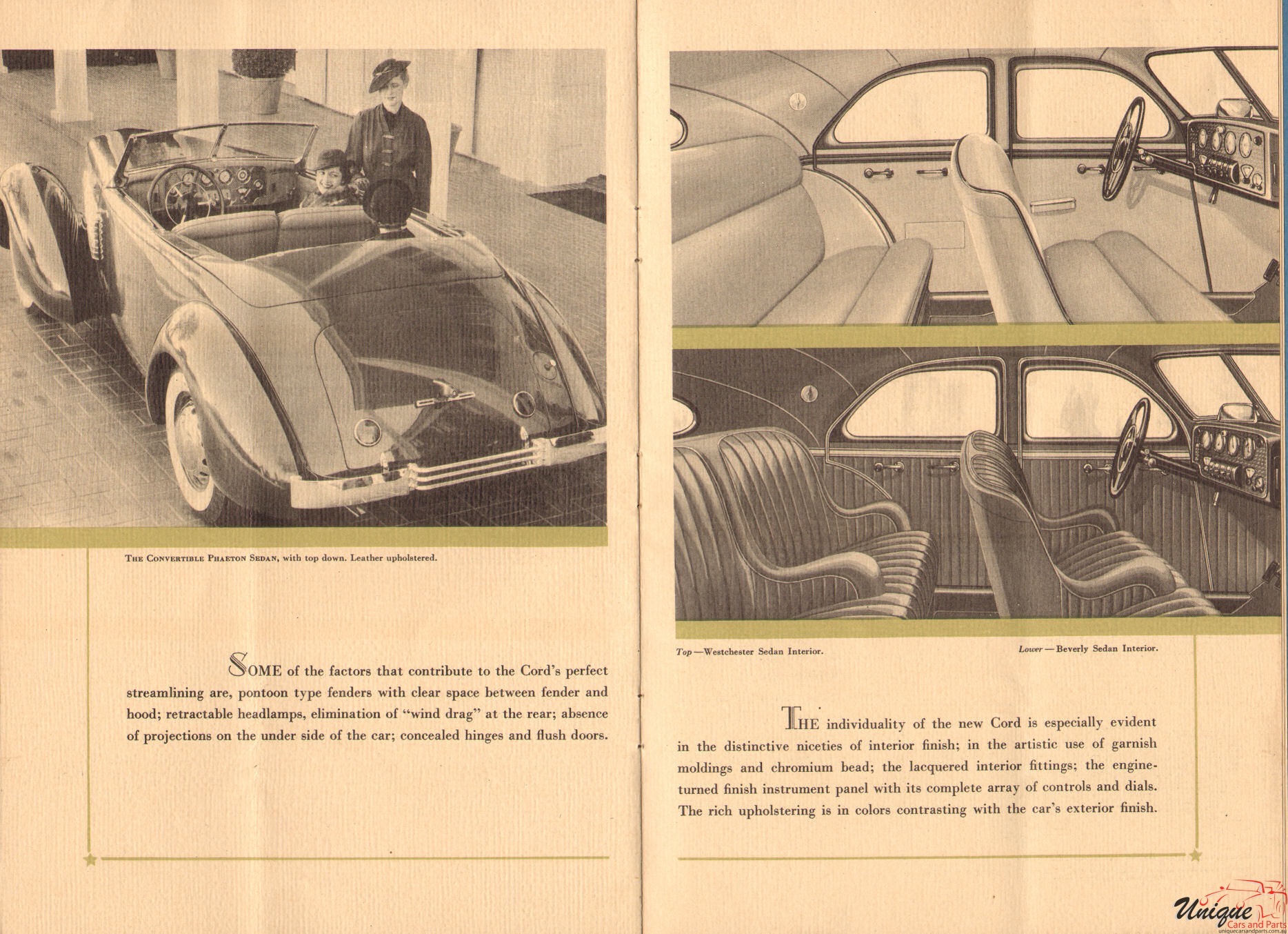 1936 Cord Brochure Page 5